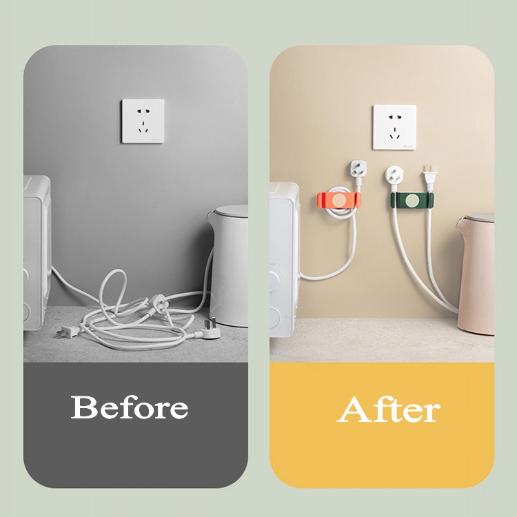 Bộ 4 Giá Đỡ Ổ Cắm Điện Gắn Tường Đa Năng Tiện Dụng Cho Gia Đình