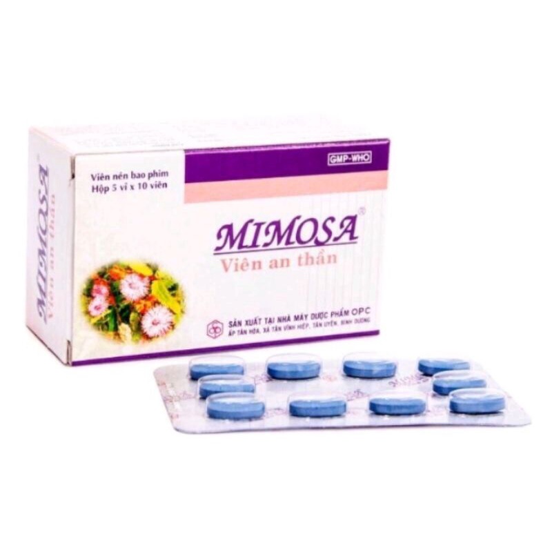 MIMOSA Viên an thần thảo dược. Hộp 50 viên