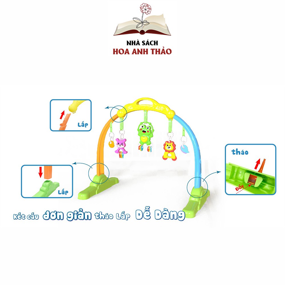 Đồ chơi Baby Gym Kệ cầu vồng Antona phát triển thể chất toàn diện cho bé từ 3 tháng tuổi