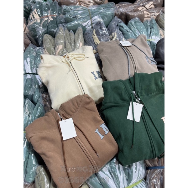 Áo khoác nỉ INS mũ 2 lớp TTA388