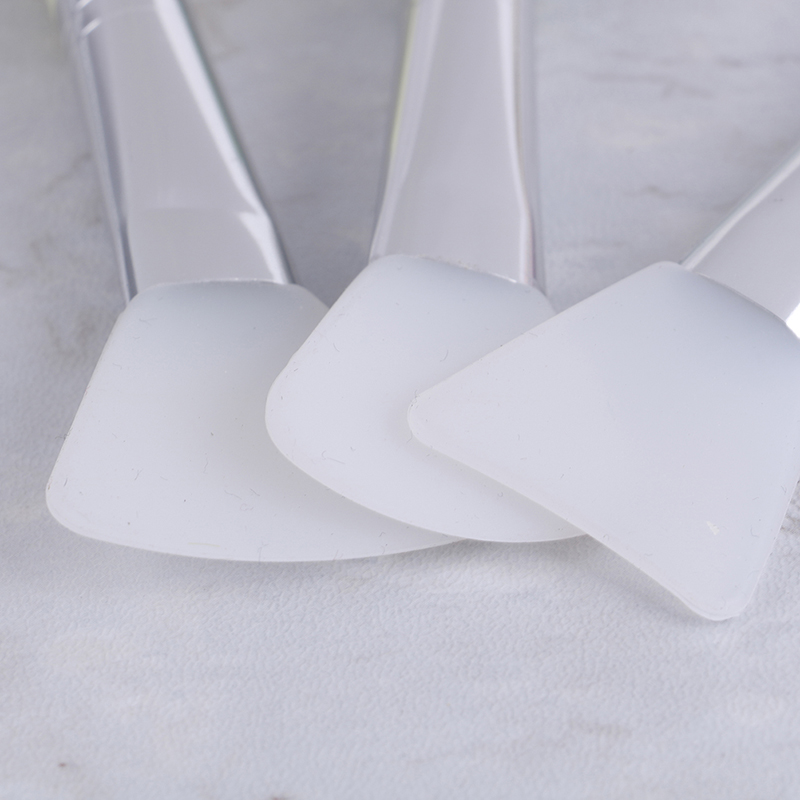 [Bảo Vệ tinh tế♥1 Cọ silicone Phẳng Quét Mặt Nạ Bùn Chăm Sóc Da