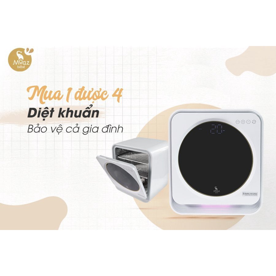 Máy tiệt trùng sấy khô tia uv-c Moaz BéBé mb-025