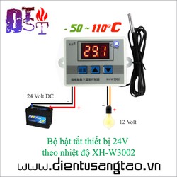 Bộ bật tắt thiết bị 24V theo nhiệt độ XH-W3002