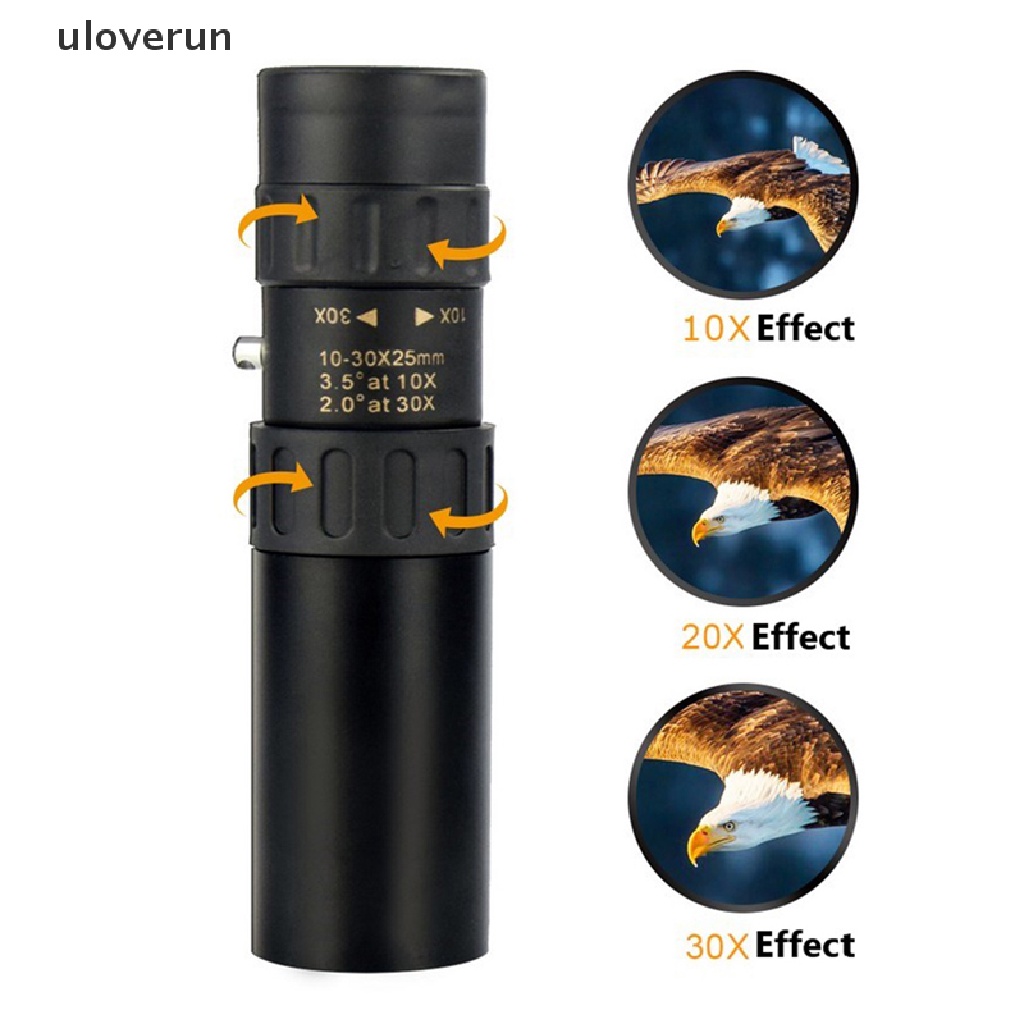 Kính Viễn Vọng Một Mắt uloverun 10-300x40mm Có Kẹp Gắn Điện Thoại Di Động