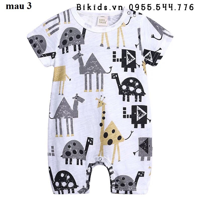 Body cộc tay chất cotton xước cho bé