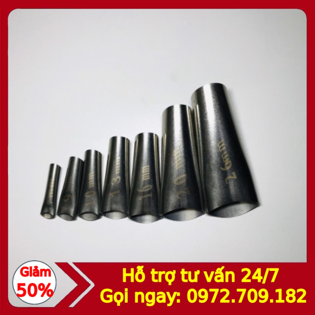 Bộ đầu vòi đi keo inox Dùng cho bắn keo Silicone, keo Xúc Xích -𝐅𝐑𝐄𝐄 𝐒𝐇𝐈𝐏- Bộ vòi đi keo inox chống mài mòn