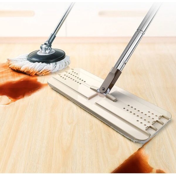 Cây lau nhà tự vắt 360 độ - kèm 2 bông lau