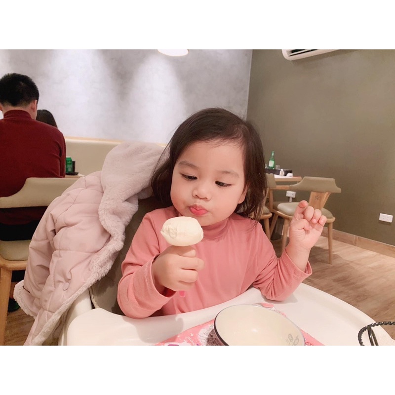 Áo giữ nhiệt cổ 3 phân bé trai, bé gái