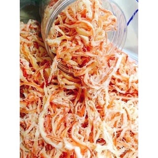 Mực xé sợi hấp nước dừa