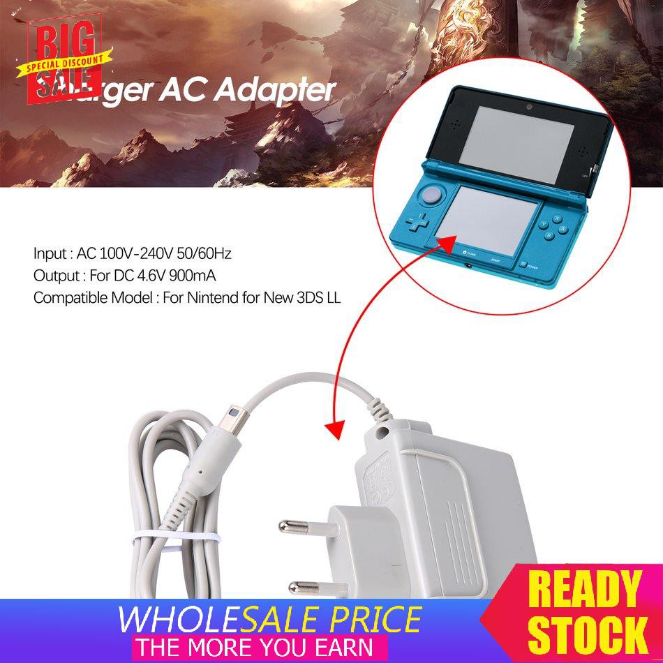 Bộ Sạc Ac Cho Máy Nintendo New 3ds Xl Ll / Dsi Dsi Xl 2ds 3ds 3ds Xl Click