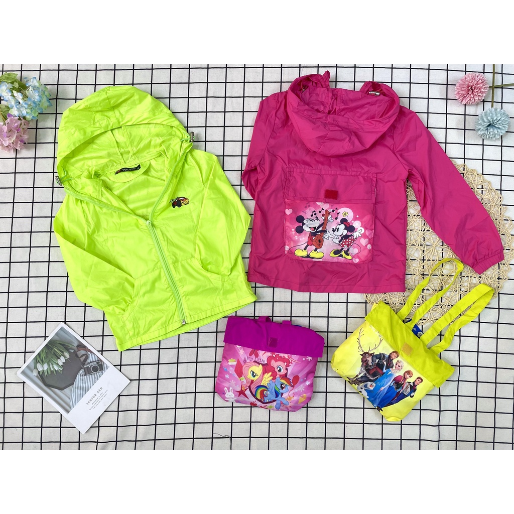 THANH LÝ - Áo khoác gió 1 lớp cao cấp cho bé (12-18kg)