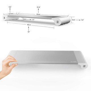 Kệ để iMac/Macbook có ổ cắm USB - Space Bar Stand