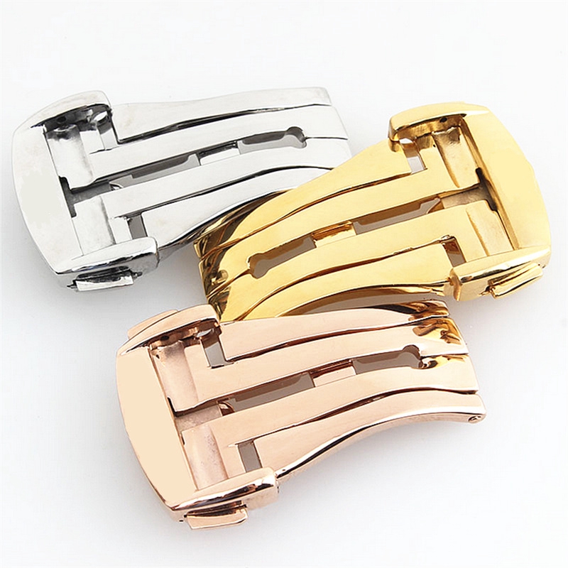 Khóa cài dây đeo đồng hồ thay thế Omega 16/ 18/ 20mm dạng gập tiện lợi