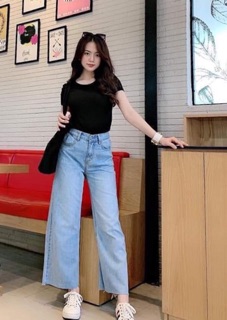 Áo thun borip nữ trơn cổ tròn