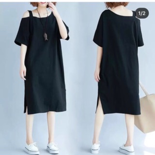 Váy lệch vai bigsize