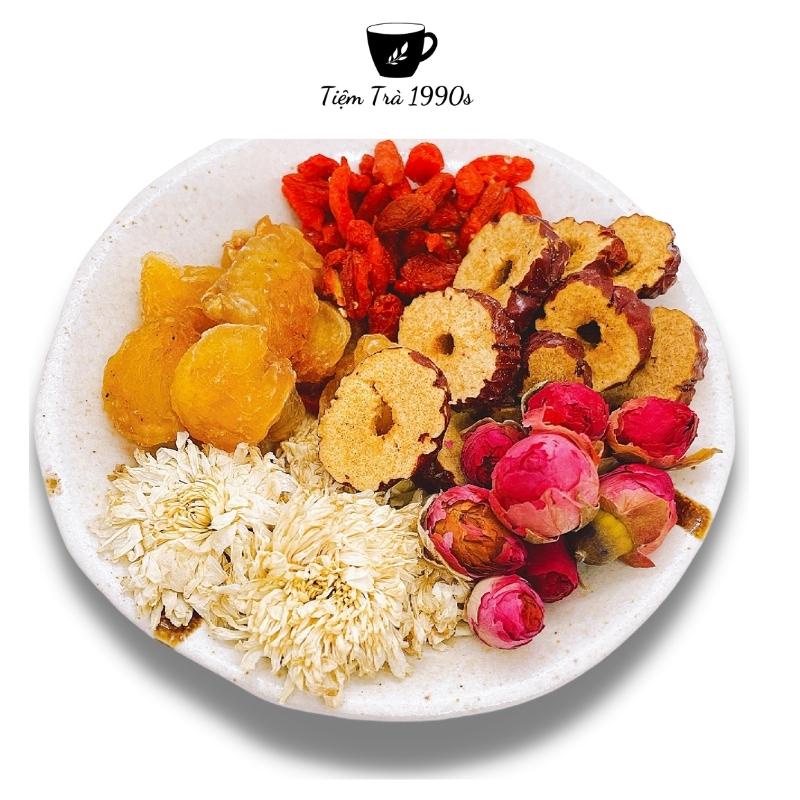 Combo 20 Gói Trà Dưỡng Tâm Ngủ Ngon Hỗ Trợ Giấc Ngủ Trà Thảo Mộc Tiệm Trà 1990s