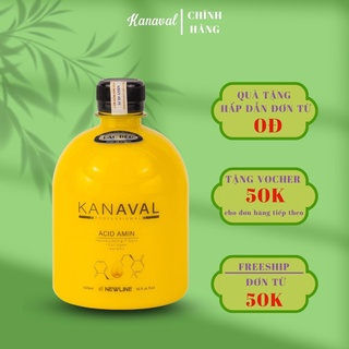 Axit béo kanaval phục hồi tóc không kích ứng da đầu hỗ trợ hóa chất uốn ép hấp nhuộm 500ml