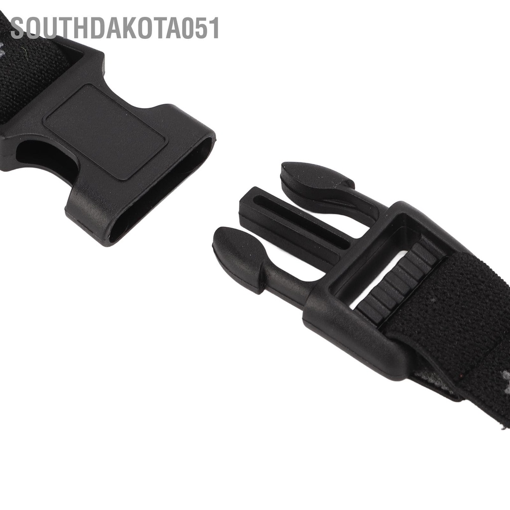 Southdakota051 Đèn LED đeo ngực chạy ban đêm 3 chế độ IP65 USB chống nước có thể sạc lại cho thao ngoài trời Cắm trại Chạy bộ Đi đường dài