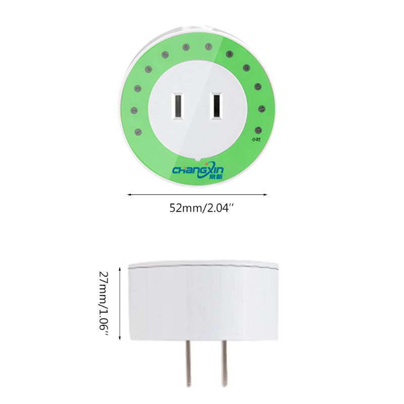 Công Tắc Hẹn Giờ Đa Năng Hình Tròn Mini Thiết Kế Độc Đáo