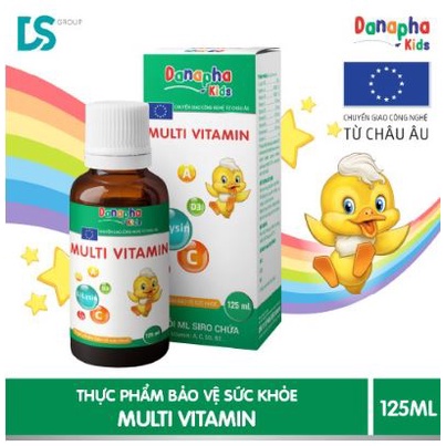 Siro Hỗ trợ Giảm ho, Hỗ trợ Tiêu hoá DS Kids - KIDTUSSIN, MULTI VITAMIN