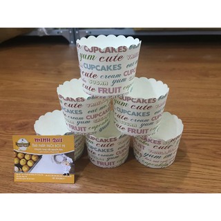 Cốc giấy nướng bánh 5 chiếc