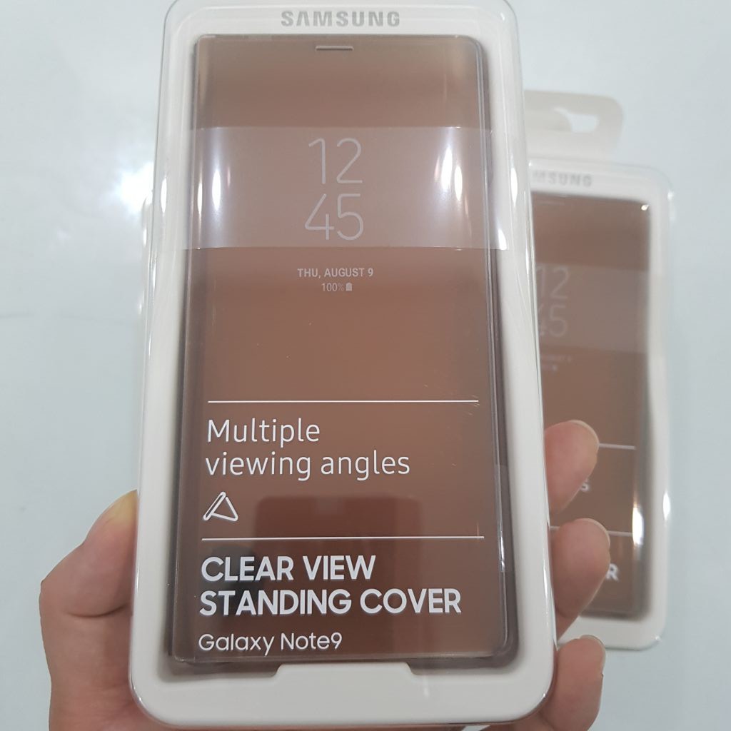 Bao Da Clear View Samsung Note 9 Nguyên Seal Chính Hãng