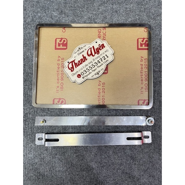 BỘ BIỂN SỐ XE DU LỊCH MẪU CŨ INOX
