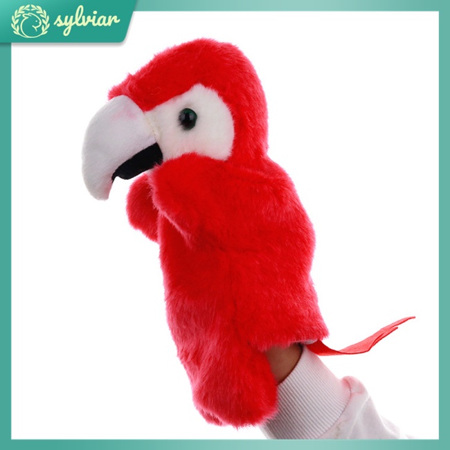 Con Rối Đeo Tay Hình Chú Vẹt Hoạt Hình Dễ Thương Dùng Để Dạy Học Cho Bé