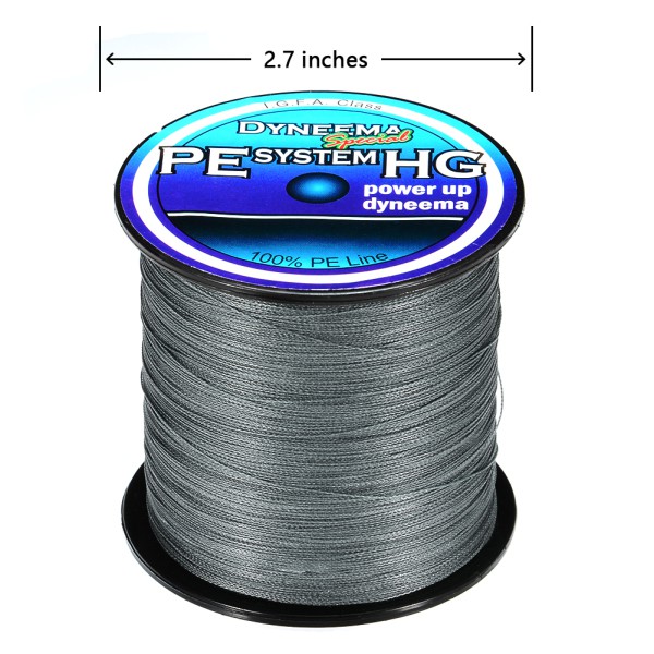 Cuộn dây câu cá 500m/547yds bằng PE siêu bền siêu chắc