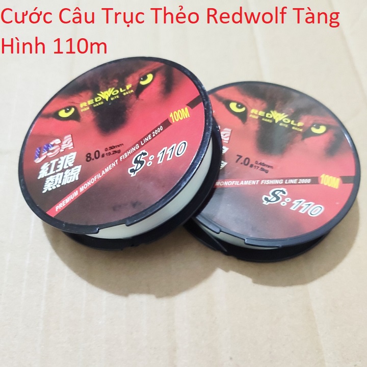 Dây Cước Câu Trục Thẻo Redwolf Tàng Hình 110m Huyền Thoại