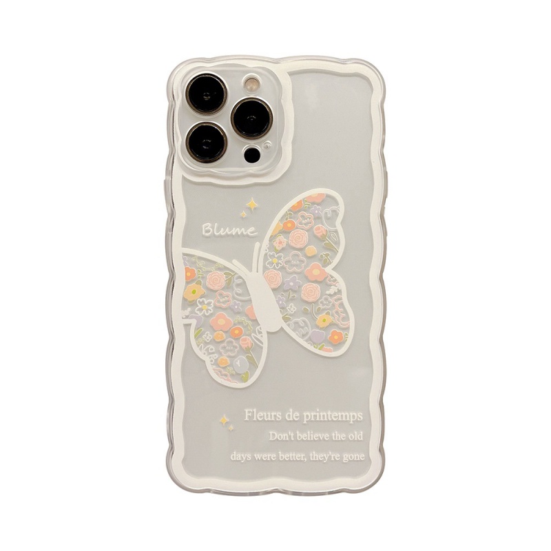 Ốp Điện Thoại TPU Mềm In Hình Bướm Cho iPhone 6 / 6plus / 6S / 6splus / 7 / 7plus / 8 / 8plus / X / xr / xs / 11 / 12 / 13 / Pro / max / Plus / Promax / 1013