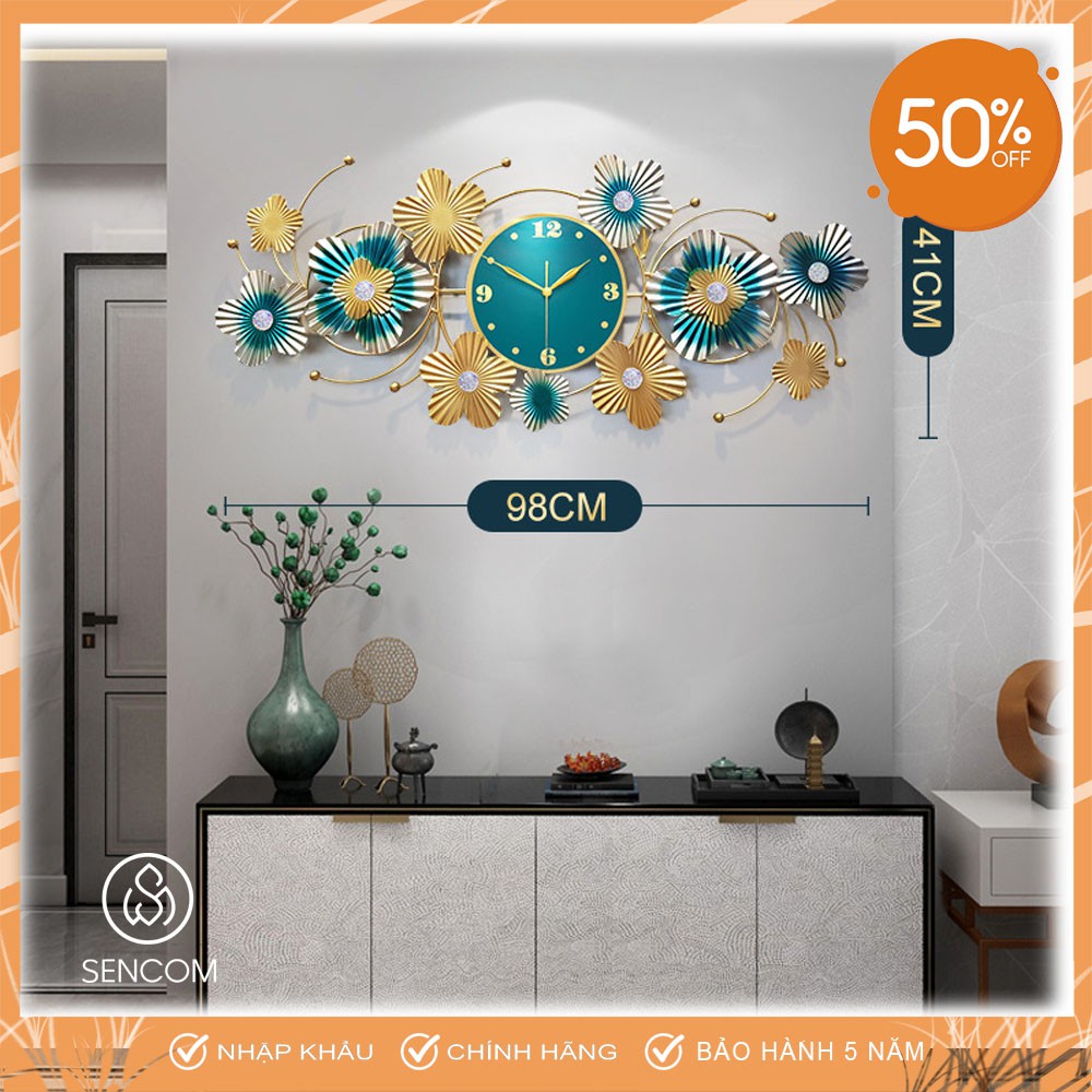 Đồng Hồ Treo Tường, Đồng Hồ Trang Trí Decor Vòng Mã 2906