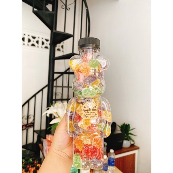 Kẹo Chai Gấu BearBrick Các Loại Chai 500ml