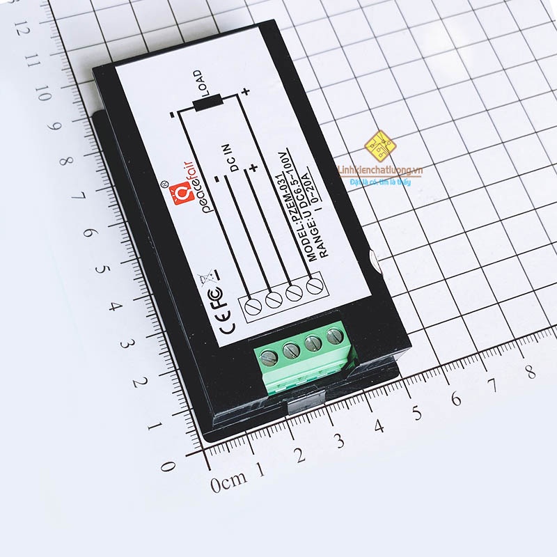Đồng hồ đo điện DC PZEM-031 20A 100V 4 thông số