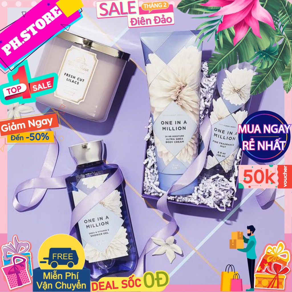 ♚𝐏𝐇.𝐒𝐓𝐎𝐑𝐄♚ Xịt Thơm Bath & Body Works mùi One in a Milion