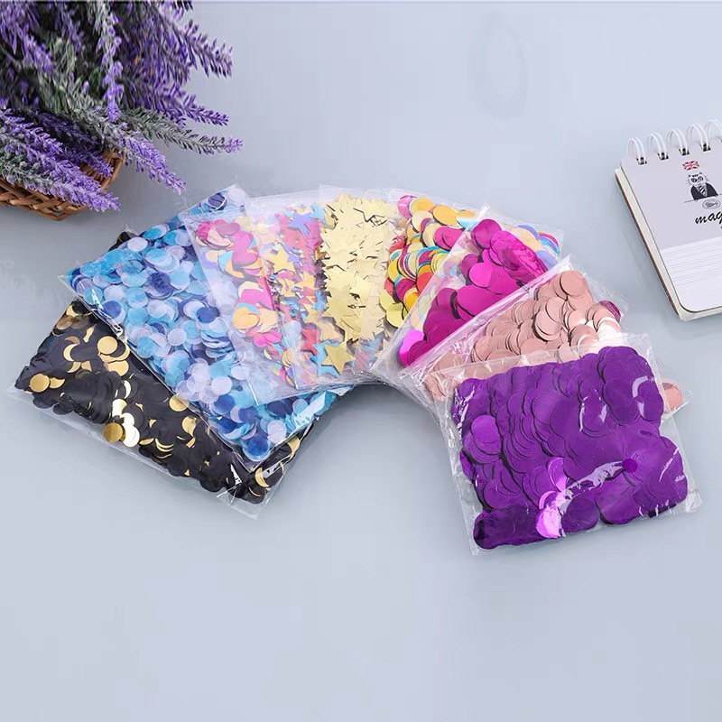 Kim Tuyến, Kim Sa Bỏ Bóng Trong Suốt, Bóng Sequin Bóng Jumbo Nhiều Màu Sắc Trang Trí Sinh Nhật