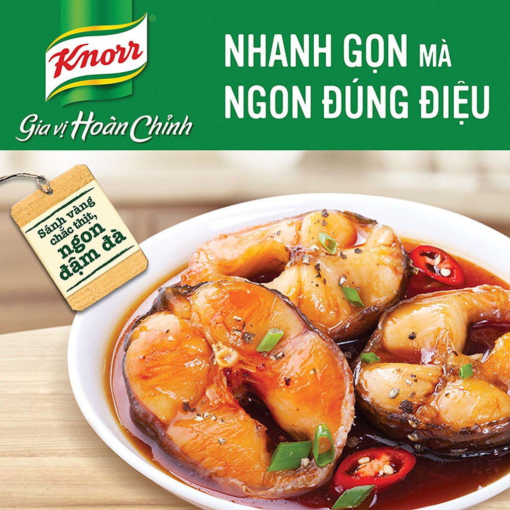 Gia Vị Hoàn Chỉnh Knorr Cá Kho Riềng 28G