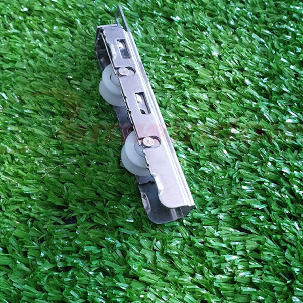 BÁNH XE ĐÔI CỬA LÙA 55 NHÔM KÍNH | MÃ KL27