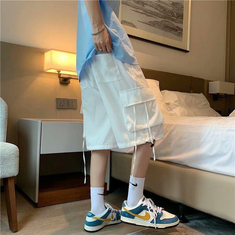 Quần short thể thao ống rộng phong cách hàn quốc dành cho nam
