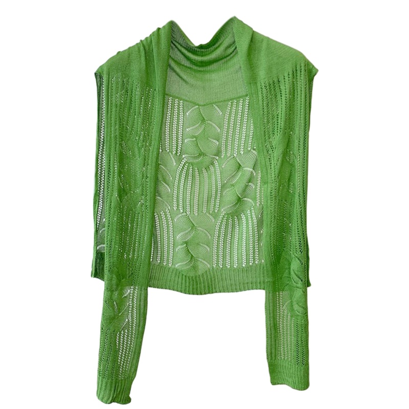 Áo Choàng Chống Nắng Dáng Ngắn Siêu Nhẹ Thời Trang Đi Biển Cho Nữ