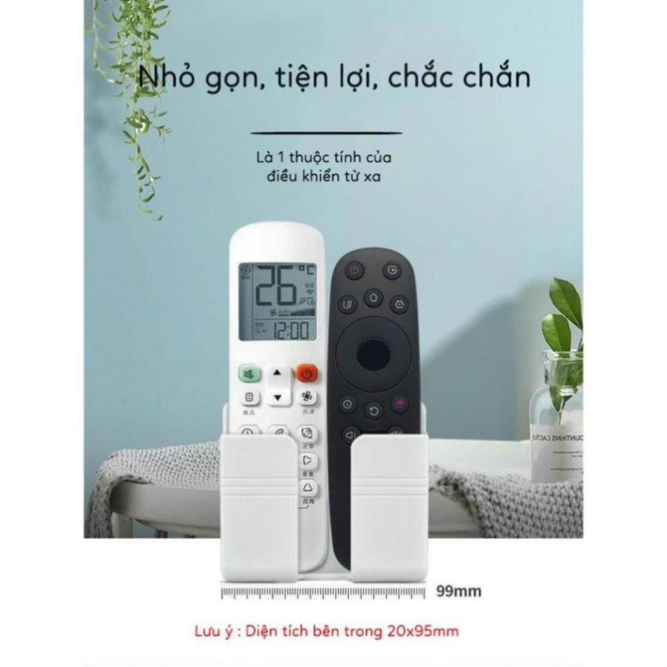 Giá Đựng Điện Thoại, Kệ Điều Khiển Remote Dán Tường Siêu Tiện Dụng