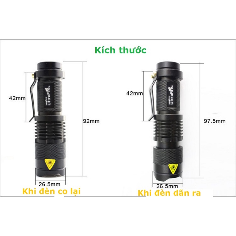 Các Loại Đèn Pin Năng Lượng Mặt Trời - LED- XML T6 Siêu Sáng