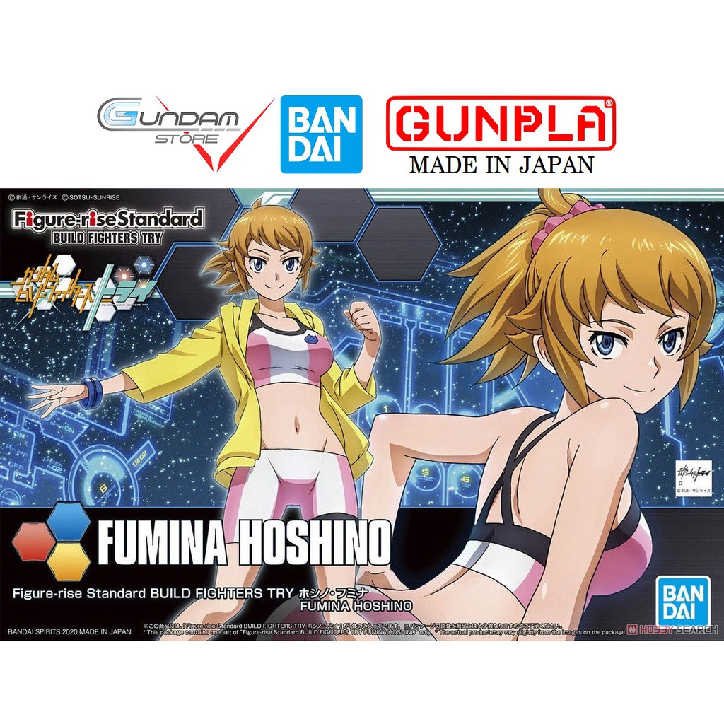 Bandai Mô Hình Gundam HG Figure Rise Fumina Hoshino 1/144 HGBF Build Fighters Đồ Chơi Lắp Ráp Anime Nhật