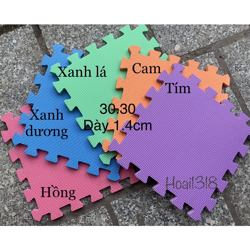 THẢM XỐP LÓT SÀN 30.30 DÀY ~ 1.4CM . MIX MÀU ĐƯỢC