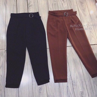 Quần baggy vải