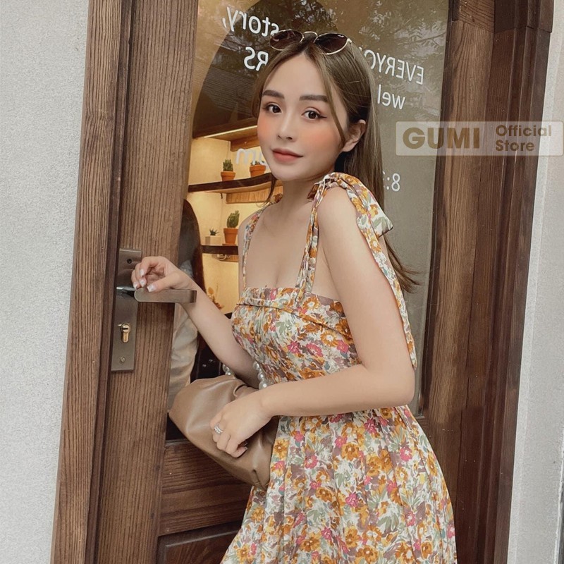 Đầm maxi dài 2 dây đi biển có mút ngực cao cấp - Váy maxi bông 2 dây  đi biển xinh đẹp GM2009 | BigBuy360 - bigbuy360.vn