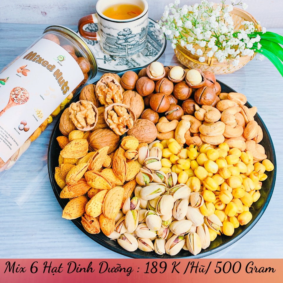 [Dinh Dưỡng Cho Mẹ] Mix 6 Hạt Dinh Dưỡng Cho Mẹ Bầu &amp; Sau Sinh (Mẹ Giữ Dáng-Con Thông Minh)