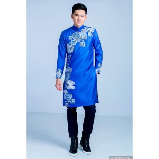 🥰Áo dài cách tân nam.đẹp cao cấp chất vải lụa cao cấp giá rẻ  hàng thiết kế  bán sỉ