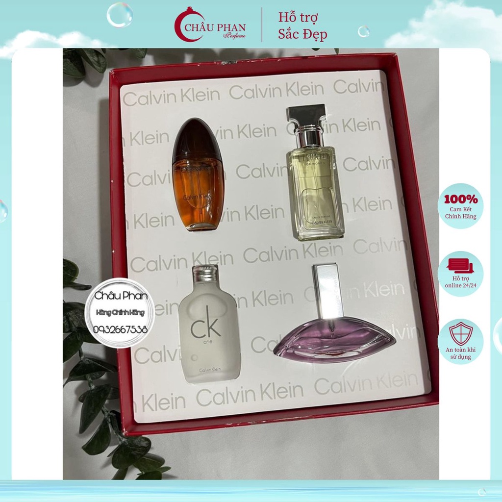 ⚡ Set gồm 4 dòng nước hoa best seller của Calvin Klein