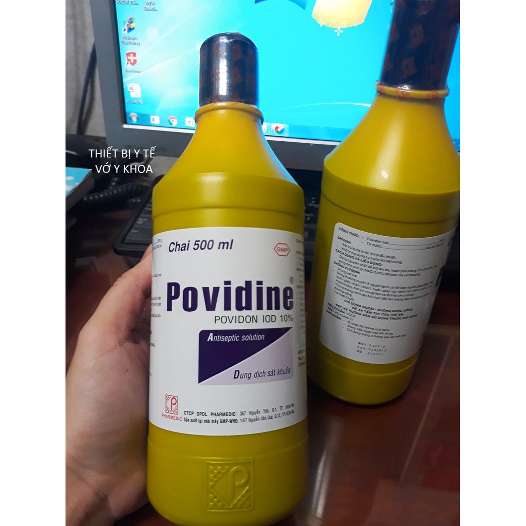 Dung Dịch Sát Khuẩn Povidine 10% chai 500ml